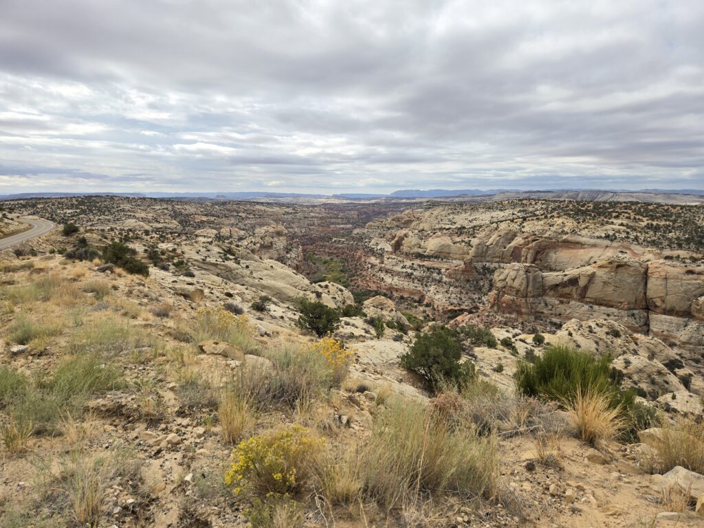 View of canyon in Utah's Kodachrome State Park